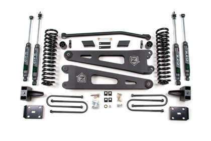 Zone Offroad - 4 Inch Lift Kit w/ Radius Arm - Ford F-250/F-350 Super Duty (2011-2016) 4WD - Diesel - Zone Offroad