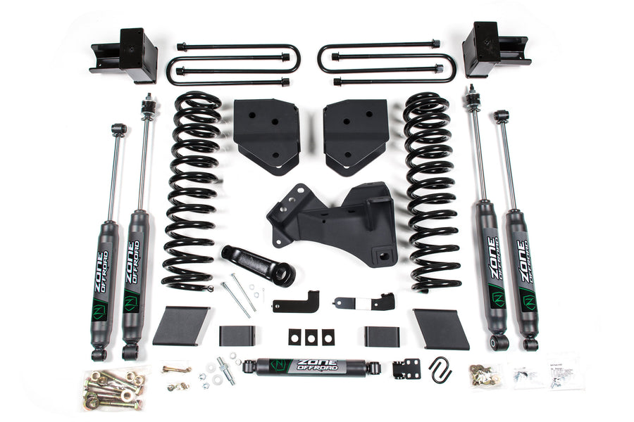 Zone Offroad - 4 Inch Lift Kit - Ford F-250/F-350 Super Duty (2017-2019) 4WD - Gas - Zone Offroad