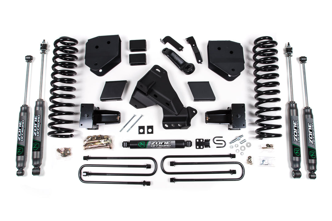 Zone Offroad - 4 Inch Lift Kit - Ford F-350 Super Duty DRW (2020-2021) 4WD - Gas - Zone Offroad