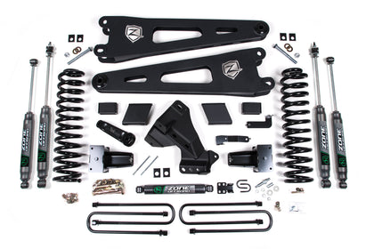 Zone Offroad - 4 Inch Lift Kit w/ Radius Arm - Ford F-350 Super Duty DRW (2020-2021) 4WD - Gas - Zone Offroad