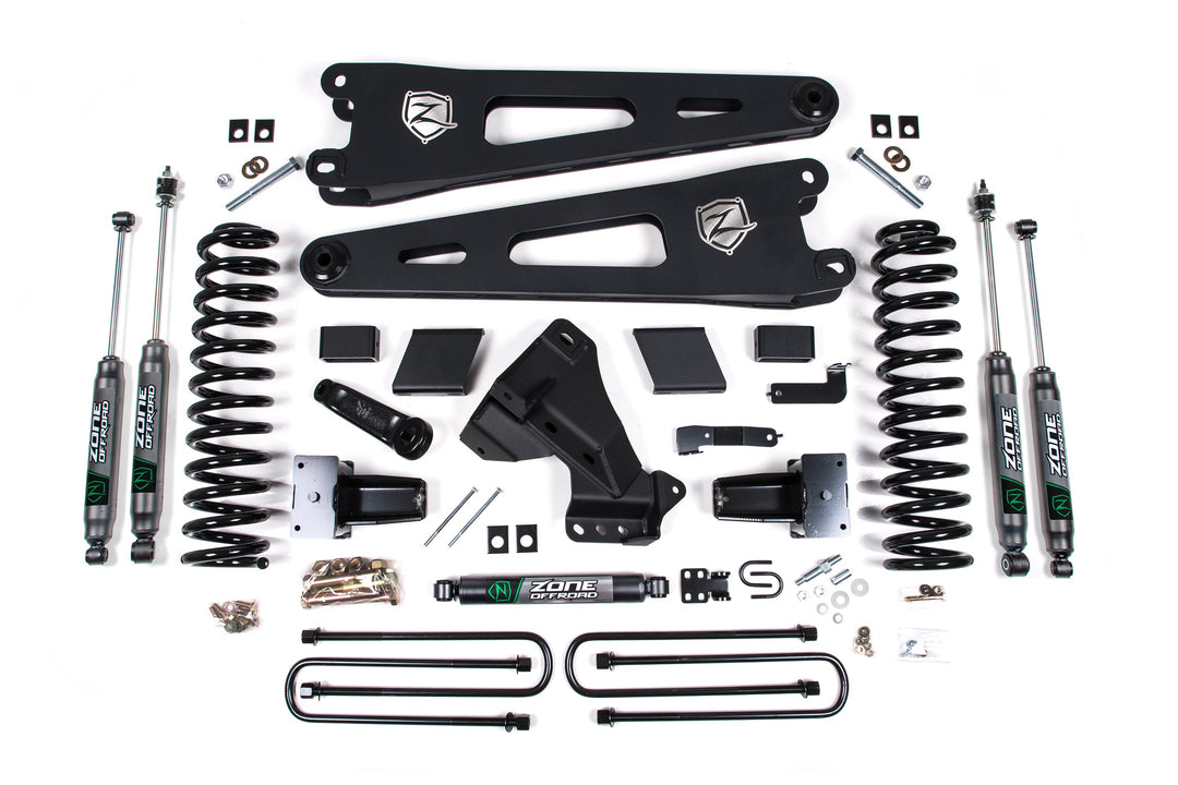Zone Offroad - 7" Lift Kit w/ Radius Arm - Ford F-250/F-350 Super Duty (2020-2022) - Gas - Zone Offroad