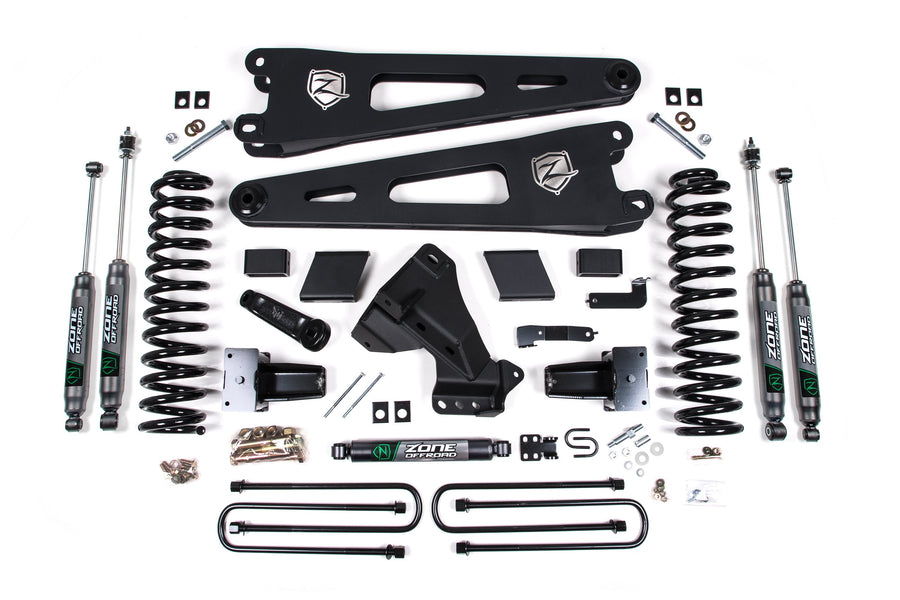 Zone Offroad - 7" Lift Kit w/ Radius Arm - Ford F-250/F-350 Super Duty (2020-2022) - Gas - Zone Offroad