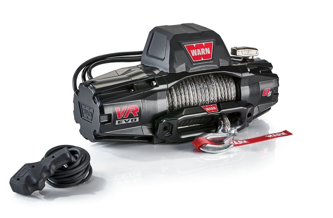 Warn VR EVO 8-S STANDARD DUTY 8,000LB WINCH WITH SYNTHETIC ROPE