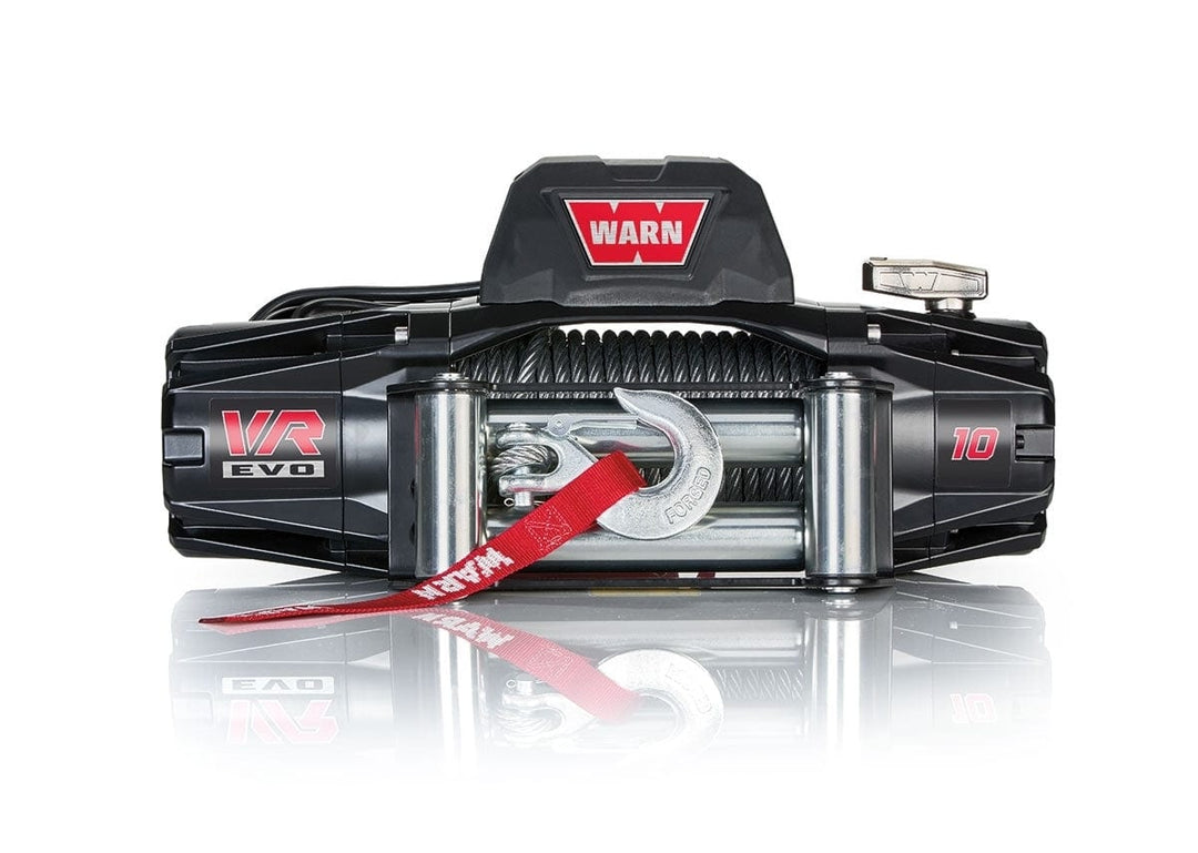 Warn VR EVO 10 STANDARD DUTY 10,000LB WINCH WITH STEEL CABLE