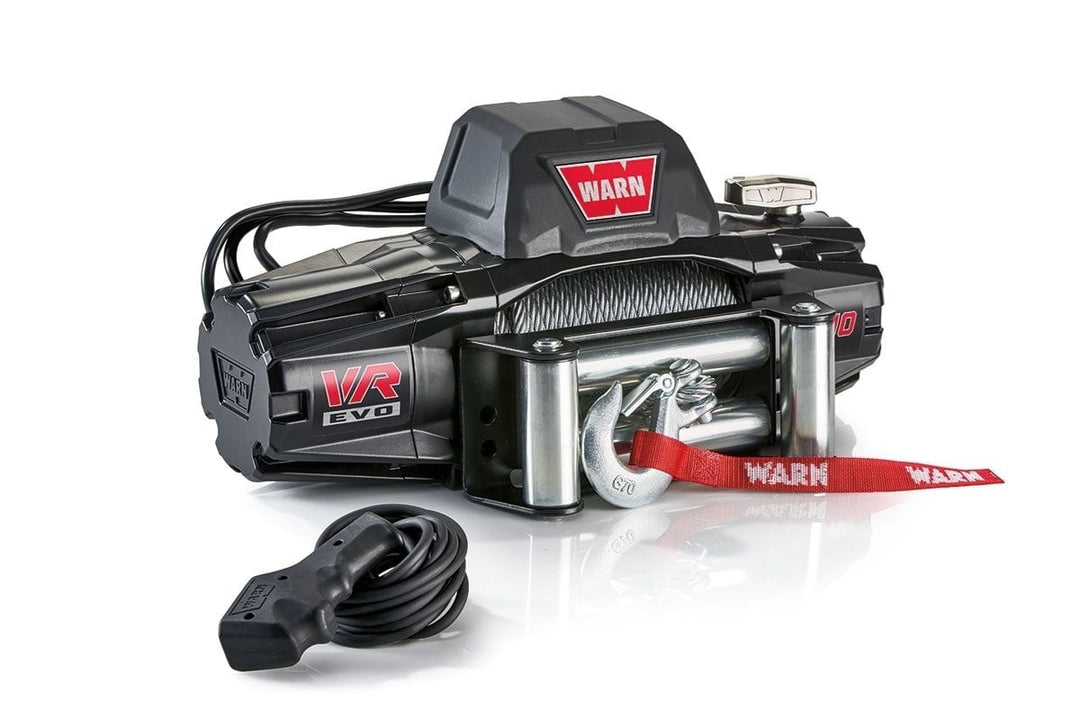 Warn VR EVO 10 STANDARD DUTY 10,000LB WINCH WITH STEEL CABLE