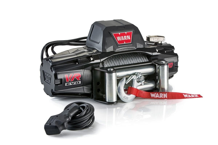 Warn VR EVO 10 STANDARD DUTY 10,000LB WINCH WITH STEEL CABLE