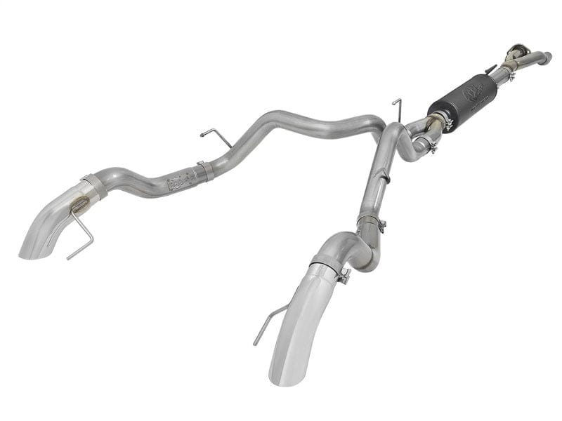 aFe MACH Force-XP Cat-Back Exhaust w/ Dual Hi-Tuck Pol Tips 17-20 Ford F-150 Raptor V6-3.5L