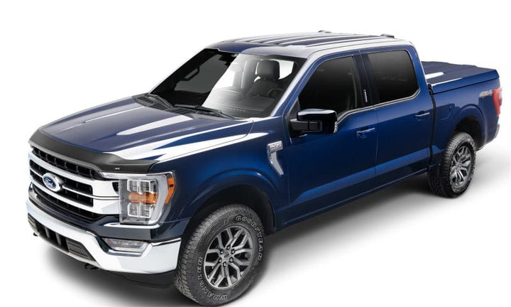 AVS 2021-2022 Ford F-150 Aeroskin Low Profile Hood Shield - Matte Black