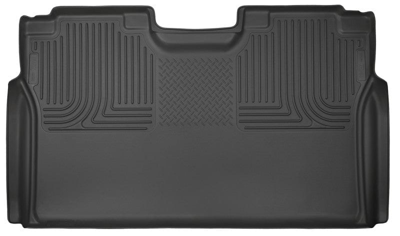 Husky Liners 15-22 Ford F-150 SuperCrew Cab WeatherBeater Black 2nd Seat Floor Liner
