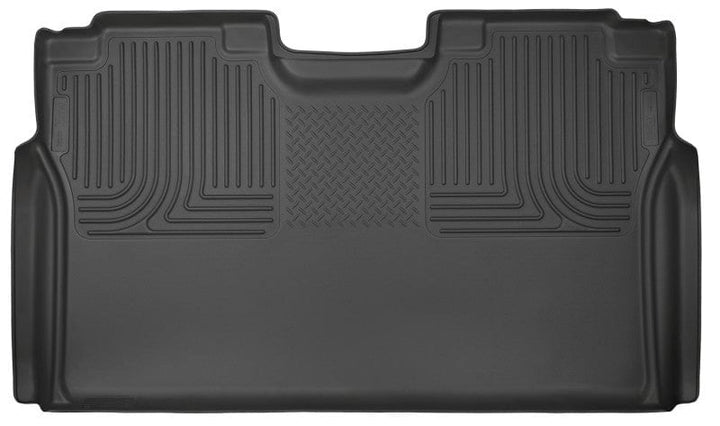 Husky Liners 15-22 Ford F-150 SuperCrew Cab WeatherBeater Black 2nd Seat Floor Liner