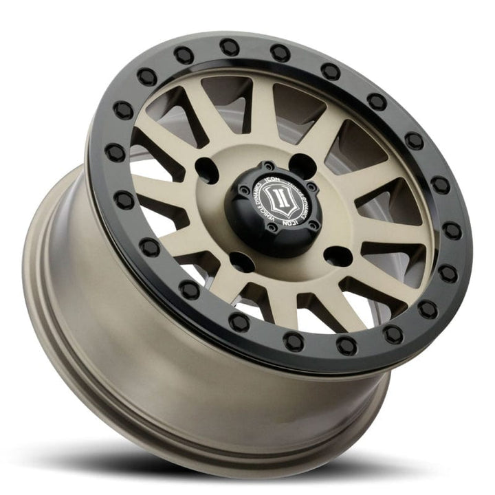 ICON Compression 15x7 4x136 38mm Offset 5+2 BS 111mm Bore Bronze Wheel