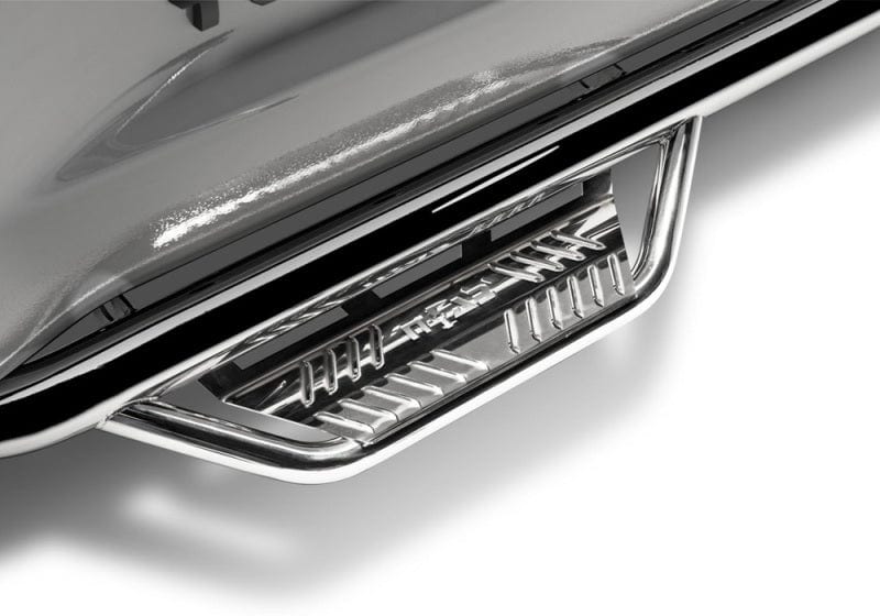N-Fab Podium SS 2017-2022 Ford F-250/F-350 Super Duty Crew Cab 6.75ft Bed - Polished Stainless - 3in
