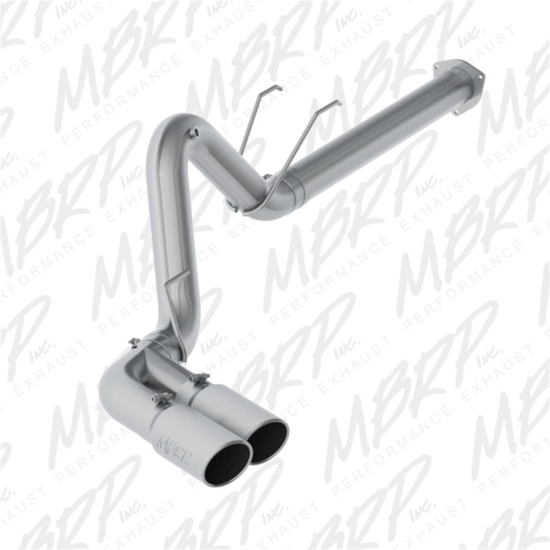 MBRP 17-22 Ford F-250/350/450 6.7L 4in Filter Back Single Side Dual Exit T409 Exhaust System