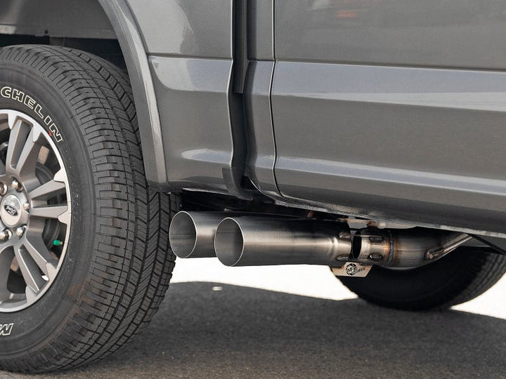 aFe Rebel DPF-Back 409 SS Exhaust System w/Dual Polished Tips 18-20 Ford F-150 V6 3.0L (td)