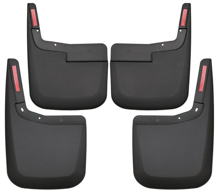 Husky Liners 2015-2020 Ford F-150 w/o Fender Flares Front and Rear Mud Guards - Black