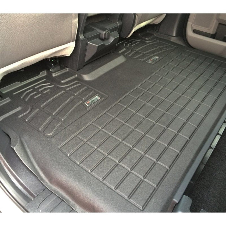 Westin 2015-2022 Ford F-150 SuperCrew Wade Sure-Fit Floor Liners 2nd Row - Black