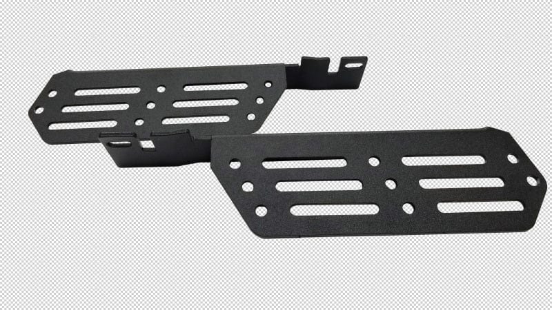 N-Fab LBM Bumper Mounts 2017-2022 Ford Raptor - Tex. Black