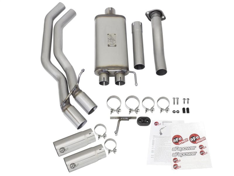 aFe Rebel Exhausts 3in SS Cat-Back 15-20 Ford F-150 EcoBoost V6 2.7/3.5L V8 5.0L w/ Polished Tips