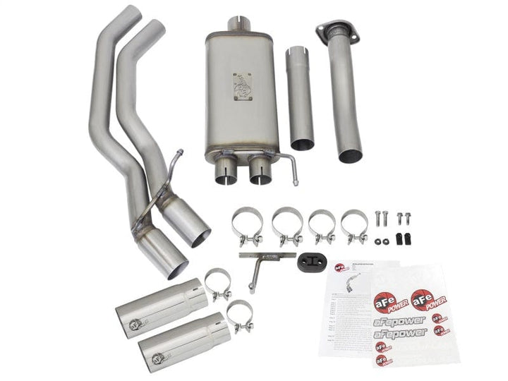 aFe Rebel Exhausts 3in SS Cat-Back 15-20 Ford F-150 EcoBoost V6 2.7/3.5L V8 5.0L w/ Polished Tips