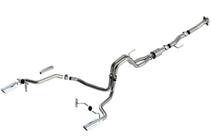 Borla F-150 2021-2022 5.0L 2DR RC SB (122.8 WB) XL, XLT 3/2.25 SRE Cat-Back ATAK Chrome Tips