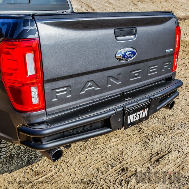 Westin 19-20 Ford Ranger Outlaw Rear Bumper - Textured Black ...