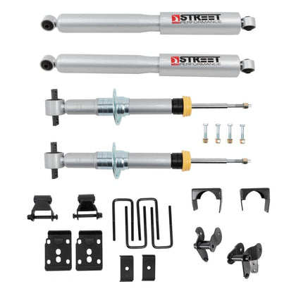 Belltech 2021-2022 Ford F-150 4WD 1in to 3.5in Front 5.5in Rear Lowering Kit