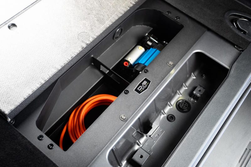DV8 Offroad - Air Compressor Mount & Storage Box - 2021-2023 Ford Bronco