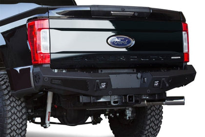 Addictive Desert Designs 17-19 Ford F-250 HoneyBadger Rear Bumper w/ Backup Sensor Cutouts