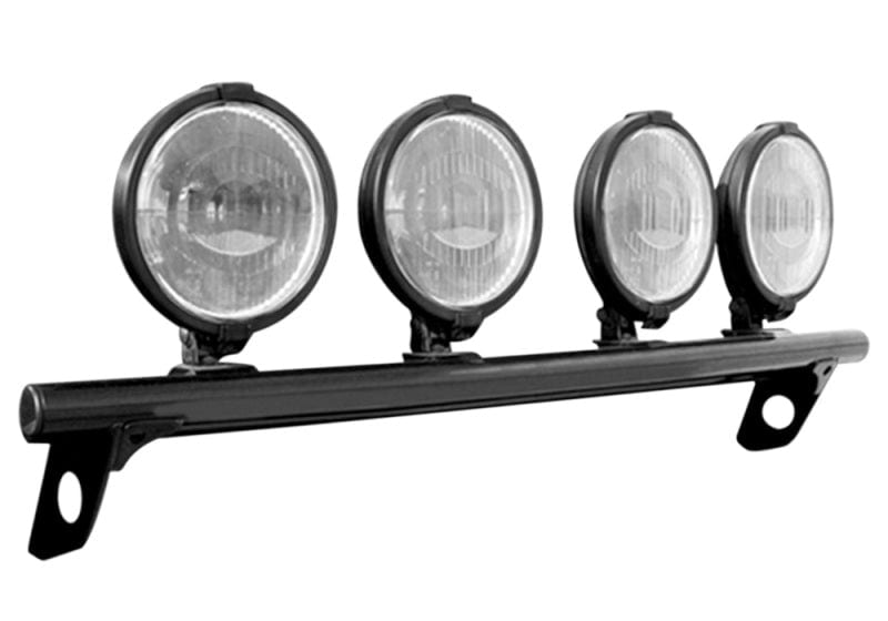 N-Fab Light Bar 2017-2022 Ford Raptor - Gloss Black - Light Tabs