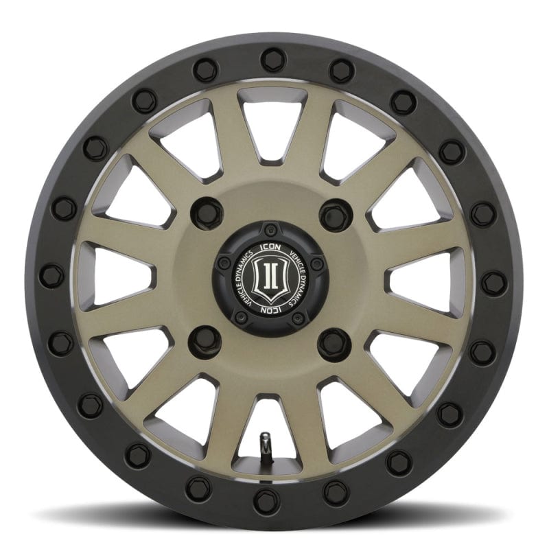 ICON Compression 15x7 4x136 38mm Offset 5+2 BS 111mm Bore Bronze Wheel
