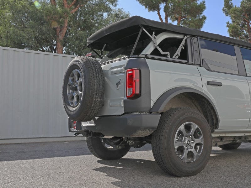 aFe Apollo GT 3in 409 SS Cat-Back Exhaust 2021-2023 Ford Bronco L4-2.3L (t)/V6-2.7L (tt) w/ Black Tip