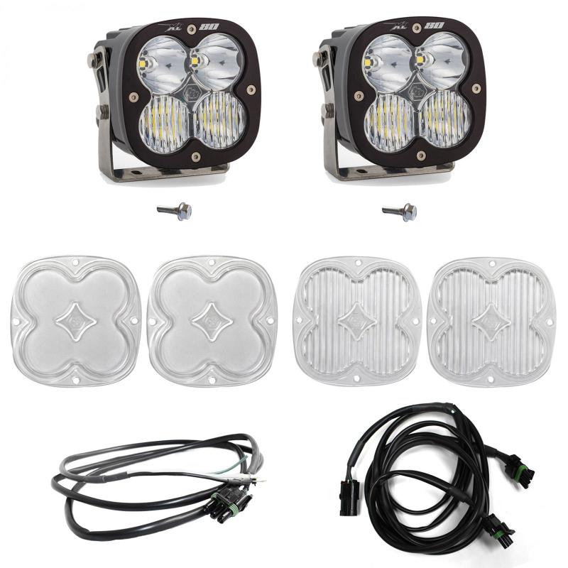 Baja Designs 2021-2023 Ford Bronco A Piller Light Kit XL80 D/C w/Upfitter