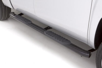 Lund 2015-2023 Ford F-150 SuperCrew 4in. Oval Curved Steel Nerf Bars - Black