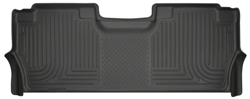 Husky Liners 2017-2022 Ford Super Duty (Crew Cab) WeatherBeater Black Rear Floor Liners