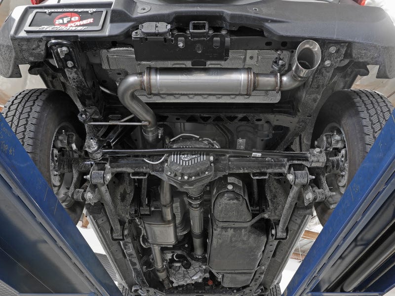 aFe Apollo GT 3in 409 SS Cat-Back Exhaust 2021-2023 Ford Bronco L4-2.3L (t)/V6-2.7L (tt) w/ Black Tip