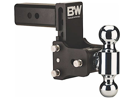 B&W CLASS V 2 1/2IN RECEIVER BLACK TOW & STOW 8IN MODEL 5IN DROP 5.5IN RISE 2IN & 2 5/16IN BALLS 20037B