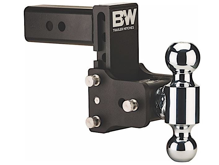 B&W CLASS V 2 1/2IN RECEIVER BLACK TOW & STOW 8IN MODEL 5IN DROP 5.5IN RISE 2IN & 2 5/16IN BALLS 20037B