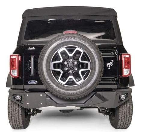 FAB FOURS 21-23 BRONCO VENGEANCE REAR BUMPER MATTE BLACK