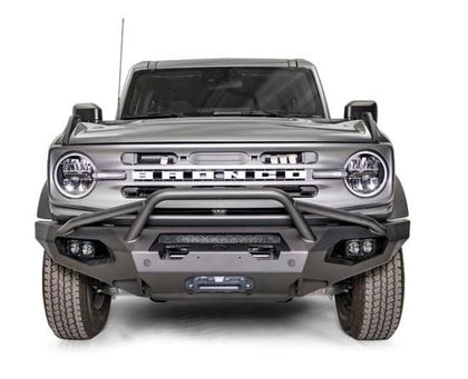 Fab Fours 2021-2023 BRONCO MATRIX FRONT BUMPER W/ PRE-RUNNER GUARD MATTE BLACK