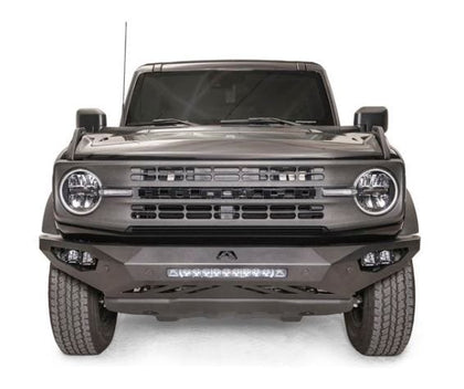 Fab Fours 2021-2023 BRONCO VENGEANCE FRONT BUMPER W/ NO GUARD MATTE BLACK