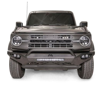 Fab Fours 2021-2023 BRONCO VENGEANCE FRONT BUMPER W/ PRE-RUNNER GUARD MATTE BLACK