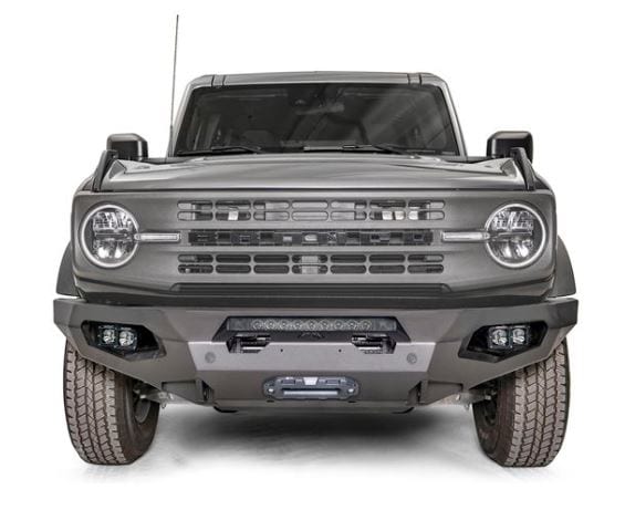 Fab Fours 2021-2023 BRONCO MATRIX FRONT BUMPER W/ NO GUARD MATTE BLACK