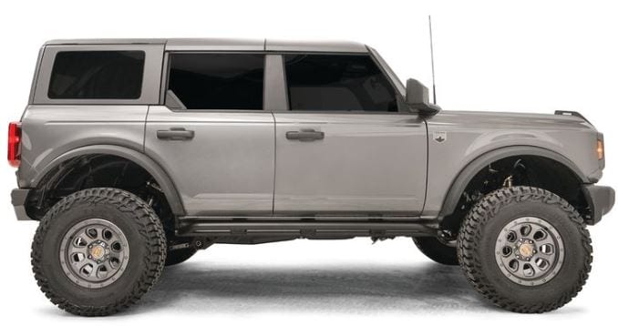 Fab Fours 2021-2023 BRONCO 4 DOOR TUBE SLIDER MATTE BLACK