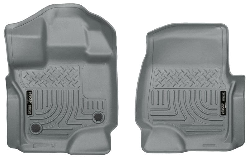 Husky Liners 15-22 Ford F-150 Super/Super Crew Cab WeatherBeater Grey Front Floor Liners