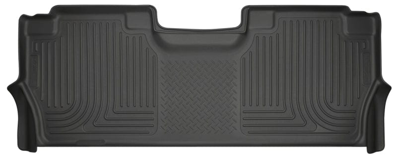 Husky Liners 2017-2022 Ford Super Duty (Crew Cab) WeatherBeater Black Rear Floor Liners