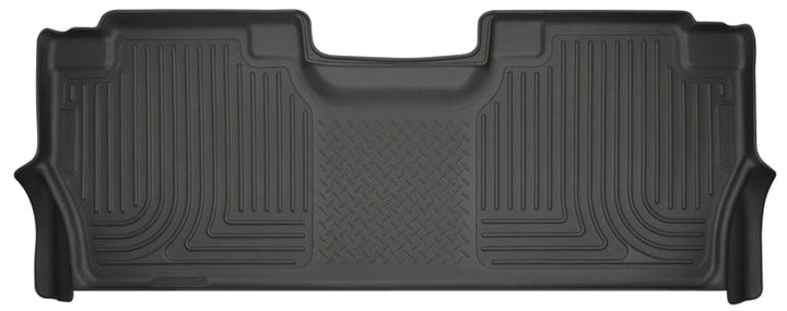 Husky Liners 2017-2022 Ford Super Duty (Crew Cab) WeatherBeater Black Rear Floor Liners