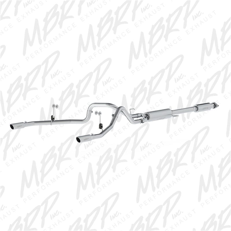 MBRP 2015-2020 Ford F-150 5.0L 3in Cat Back Dual Split Rear Exit T409 Exhaust System