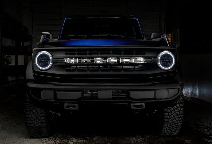 Oracle 2021-2023 Ford Bronco Base Headlight LED Halo Kit - ColorSHIFT - w/ Simple Controller