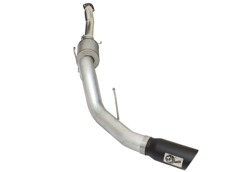 aFe Atlas Exhausts 4in Cat-Back Aluminized Steel Exhaust Sys 2015-2020 Ford F-150 V6 3.5L (tt) Black Tip
