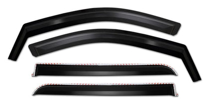 Putco 2021-2022 Ford F-150 - Super Crew Element Matte Black Window Visors (Set of 4)